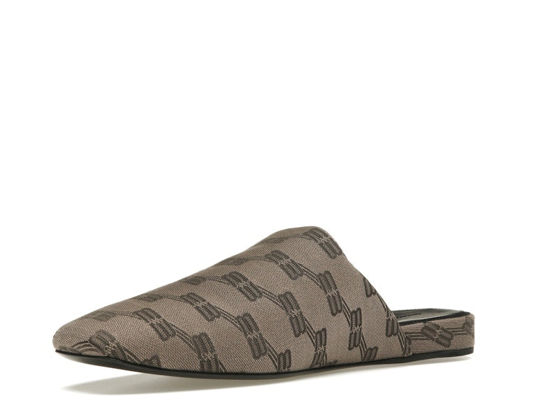 Balenciaga Cozy Jacquard Mules Brown