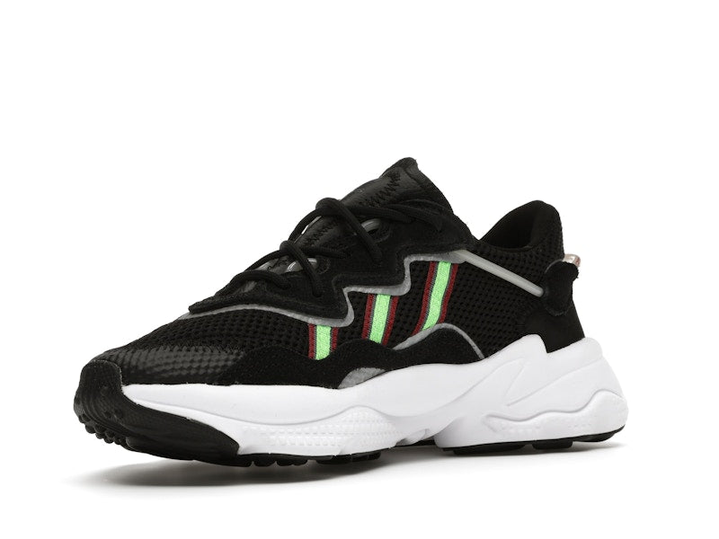 adidas Ozweego Core Black Solar Green (GS)