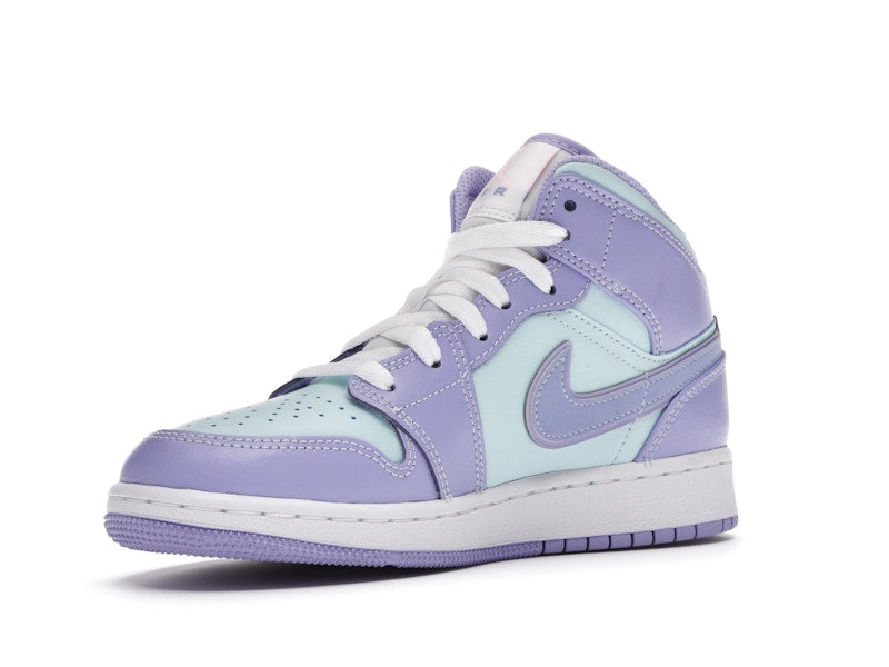 Jordan 1 Mid Purple Aqua (GS)