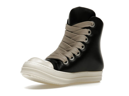 Rick Owens Jumbo Lace Padded Sneaks Black Milk