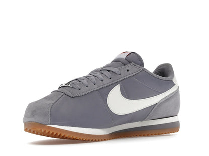 Nike Cortez Textile Cement Grey Gum Light Brown Safety Orange Sail (Women's)