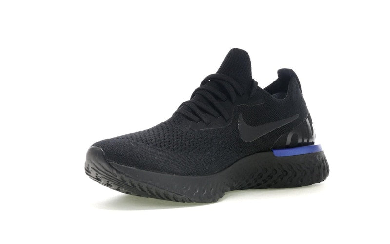 Nike Epic React Flyknit Black Racer Blue (Women's)