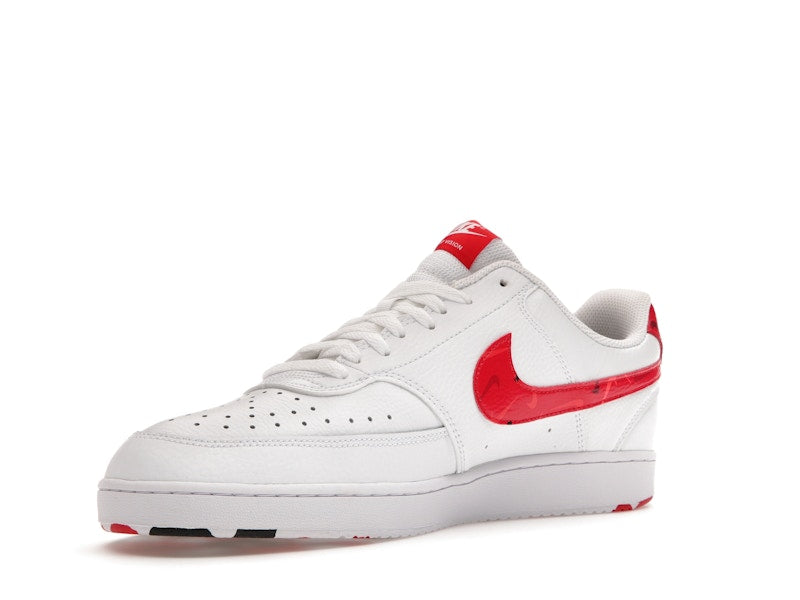 Nike Court Vision Low Swoosh Print Red