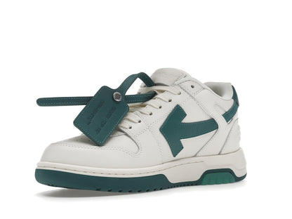 OFF-WHITE Out Of Office OOO Low Tops White Green (FW22)