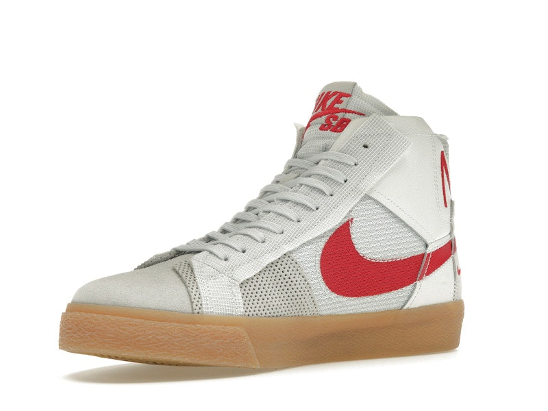Nike SB Zoom Blazer Mid Premium Deconstructed White University Red Gum