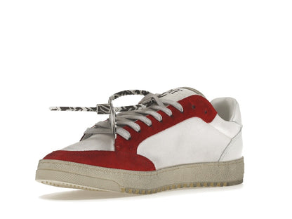 OFF-WHITE Vulcanized 5.0 Low Top White Red