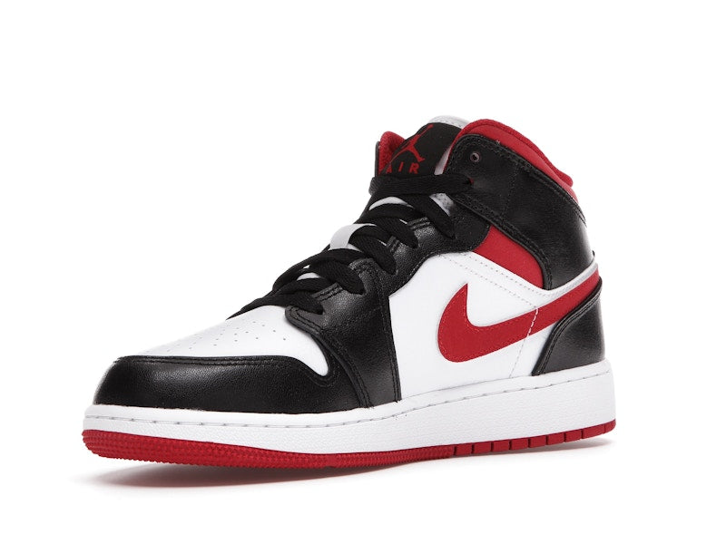 Jordan 1 Mid Gym Red Black White (GS)