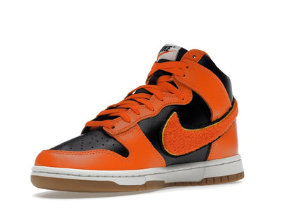 Nike Dunk High Retro Chenille Swoosh Safety Orange