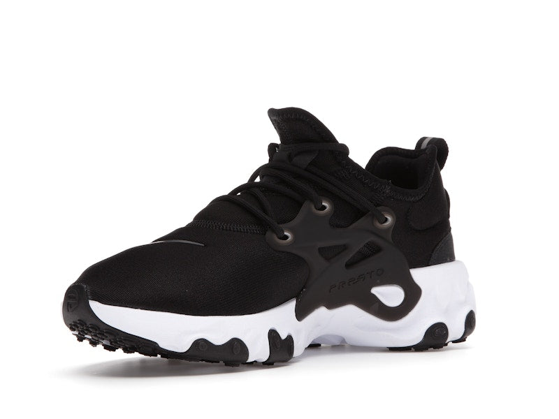 Nike React Presto Black White Off Noir