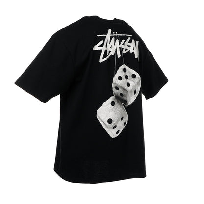 Stussy Fuzzy Dice Tee Black