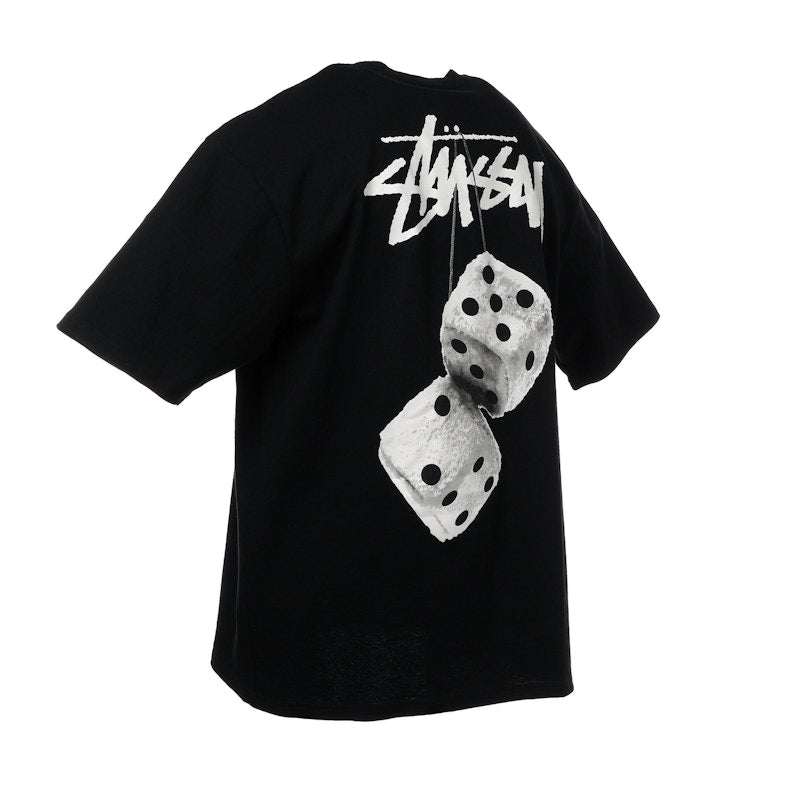 Stussy Fuzzy Dice Tee Black