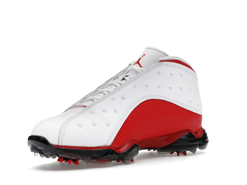 Jordan 13 Retro Golf Cleat White Red