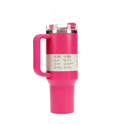 Stanley Flowstate Quencher 40oz Tumbler Camelia