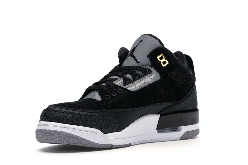 Jordan 3 Retro Tinker Black Cement Gold