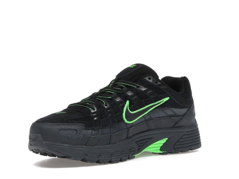 Nike P-6000 PRM Black Green Strike
