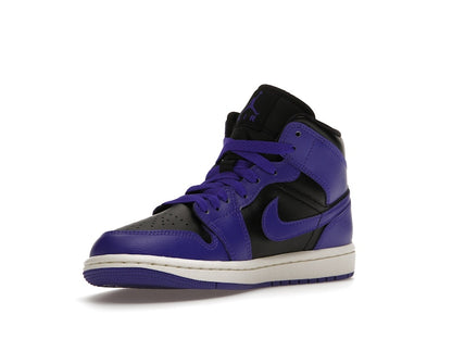 Jordan 1 Mid Purple Black (Women's)