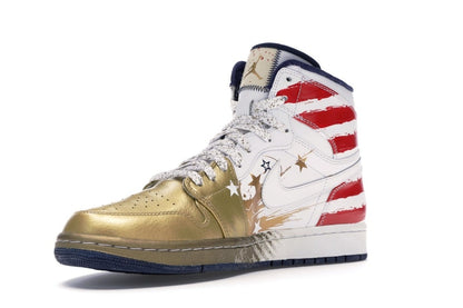 Jordan 1 Retro Dave White Wings For the Future Gold