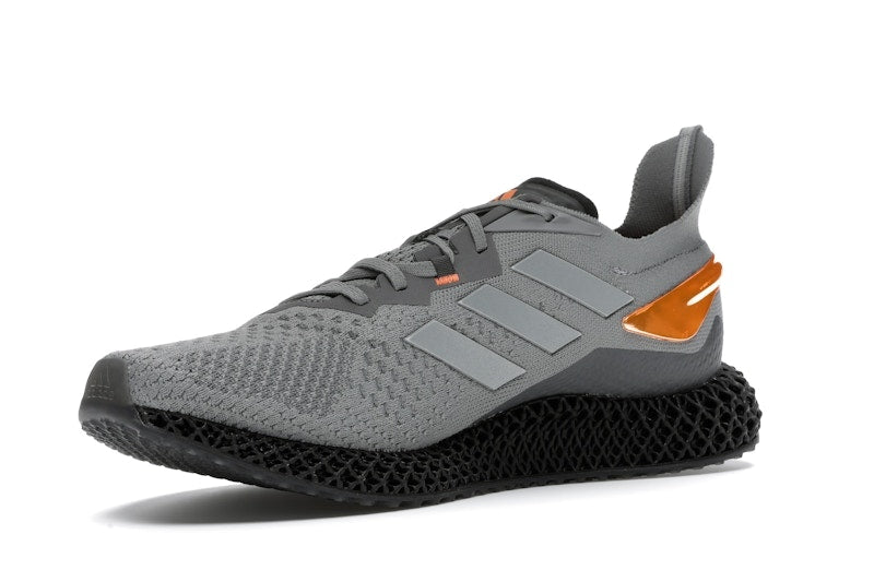 adidas X9000 4D Grey Three Signal Orange