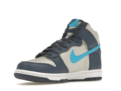 Nike Dunk High Light Bone Diffused Blue (GS)