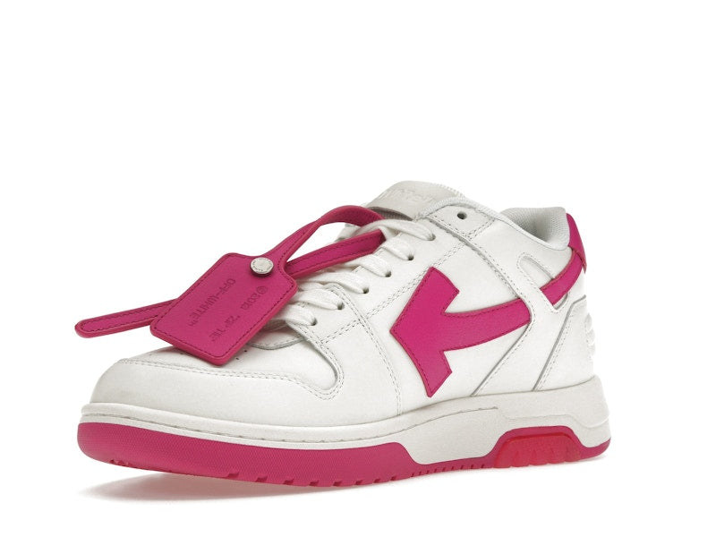 OFF-WHITE Out Of Office Calf Leather White Fuchsia (Women's)