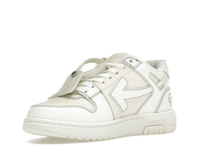 OFF-WHITE Out Of Office OOO Low Tops Cream White