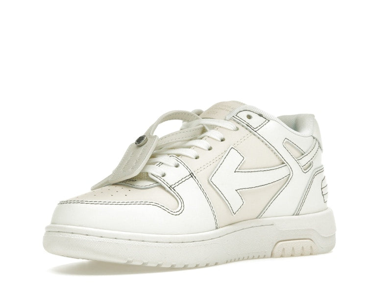OFF-WHITE Out Of Office OOO Low Tops Cream White