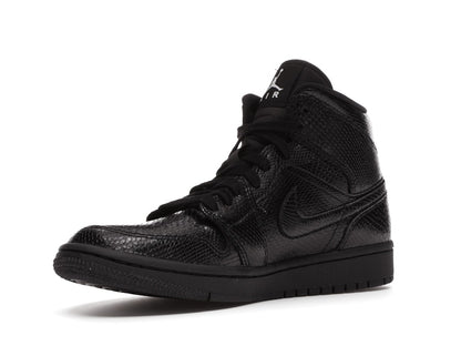 Jordan 1 Mid Black Snakeskin (Women's)