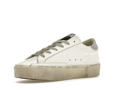 Golden Goose Hi Star White Silver (Women's)