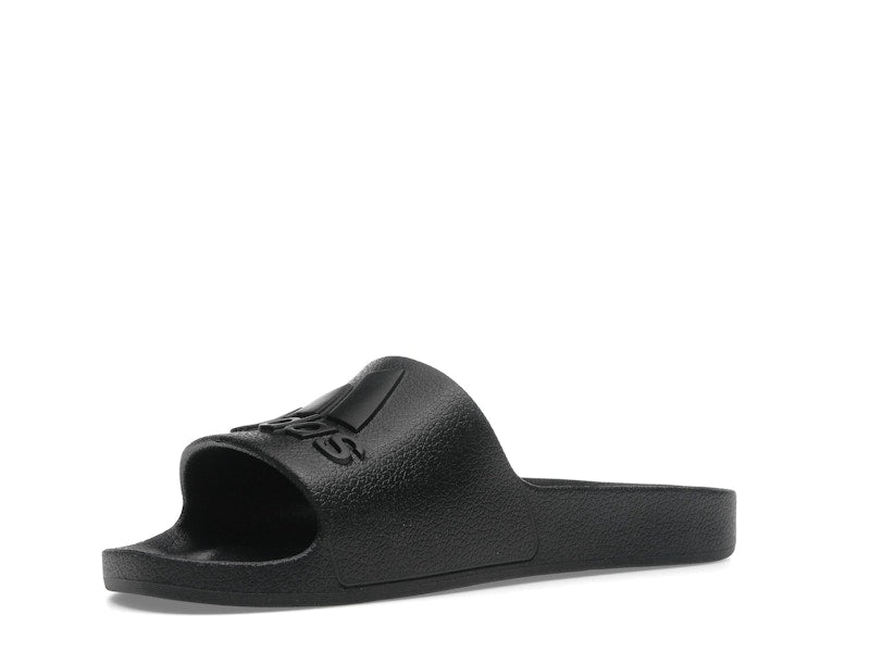 adidas Adilette Aqua Slides Core Black Logo