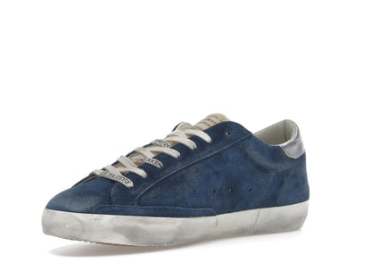 Golden Goose Super-Star Aviator Blue Cream Silver
