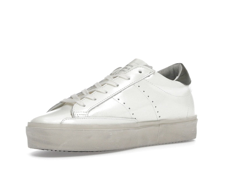 Golden Goose Hi Star White Pink Silver (Women's)