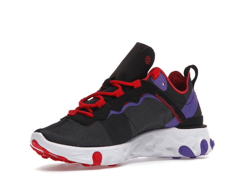 Nike React Element 55 Black University Red (Women's)