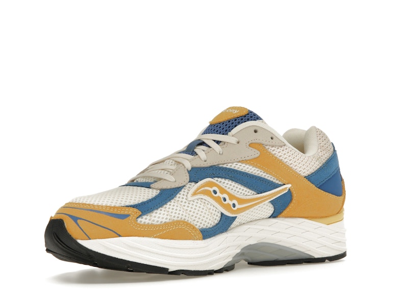 Saucony ProGrid Omni 9 Premium Cream Yellow Royal Blue