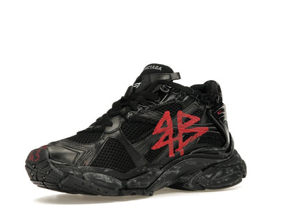 Balenciaga Runner Graffiti Black Red