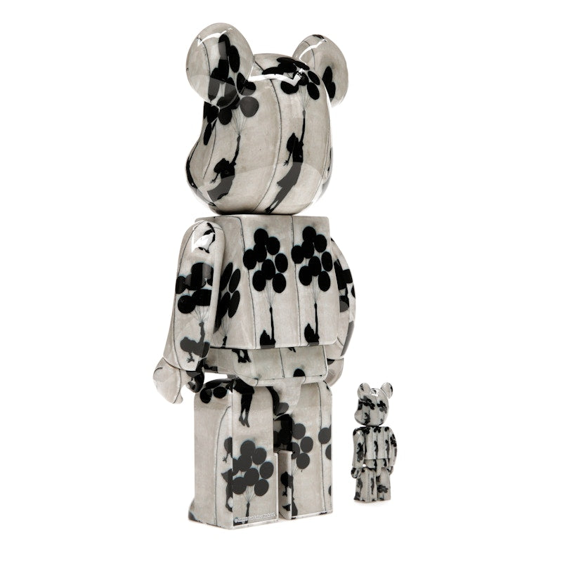 Bearbrick Flying Balloons Girl 100% & 400% Set