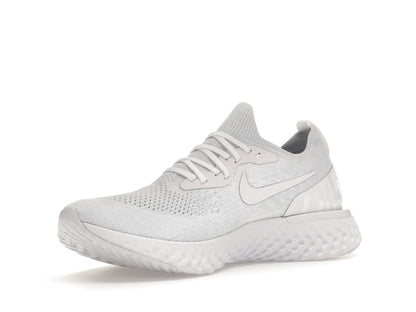 Nike Epic React Flyknit True White