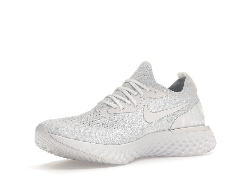 Nike Epic React Flyknit True White