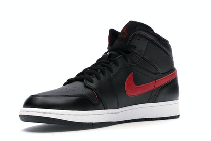 Jordan 1 Retro Mid Black Team Red