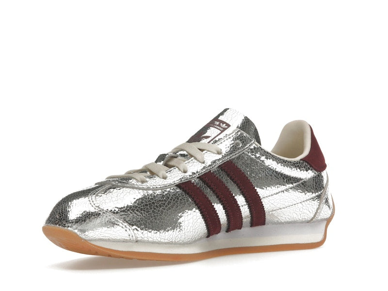 adidas Country OG Silver Metallic Maroon (Women's)
