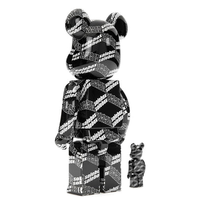 Bearbrick x Solebox Pattern 100% & 400% Set