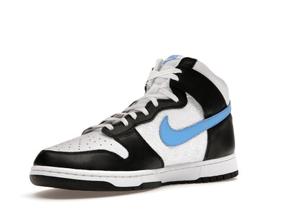 Nike Dunk High Retro FLC Black University Blue White