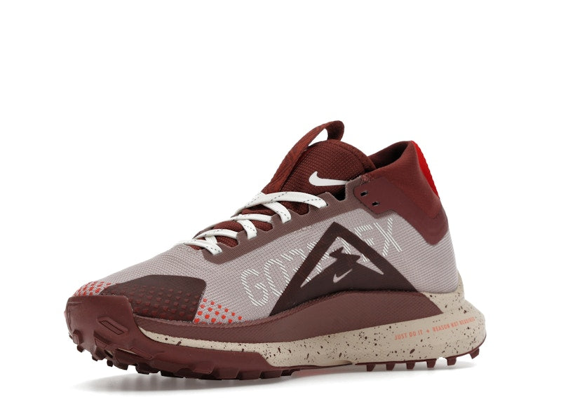 Nike React Pegasus Trail 4 Gore-Tex Diffused Taupe Dark Pony Sail Picante Red (Women's)