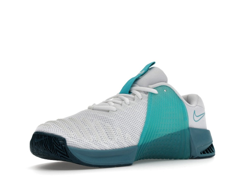 Nike Metcon 9 White Smokey Blue Midnight Turquoise Dusty Cactus