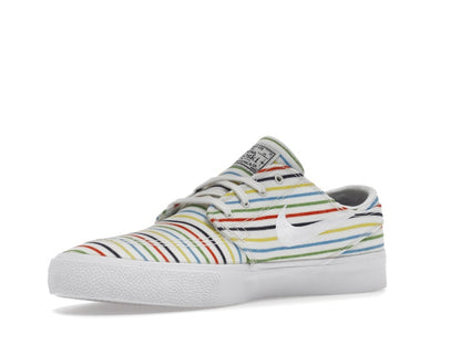 Nike SB Zoom Stefan Janoski Canvas Multi-Color Pinstripes
