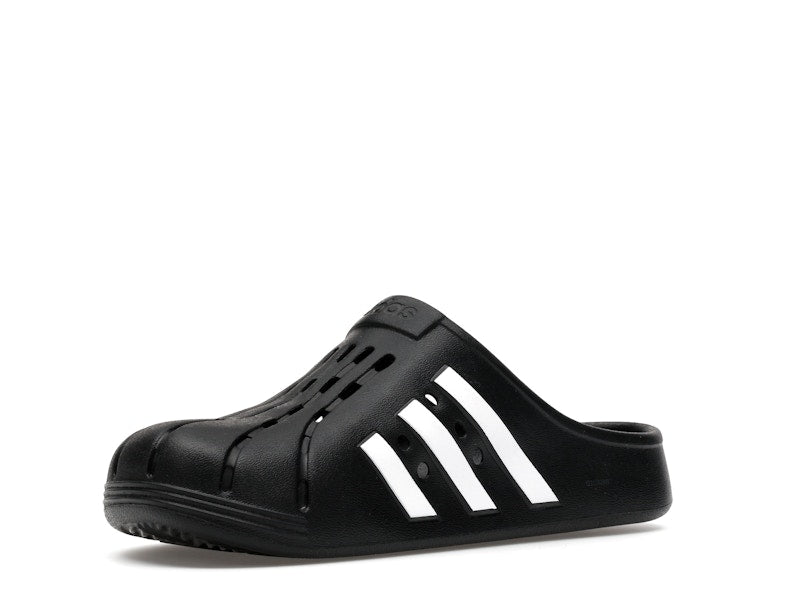 adidas Adilette Clogs Core Black Cloud White
