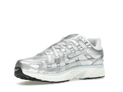Nike P-6000 White Blue Tint Sail Metallic Silver (Women's)