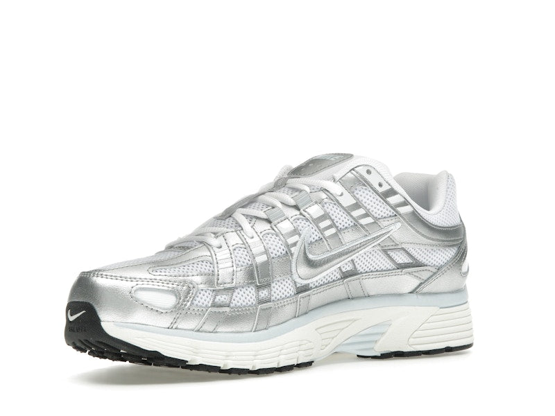 Nike P-6000 White Blue Tint Sail Metallic Silver (Women's)