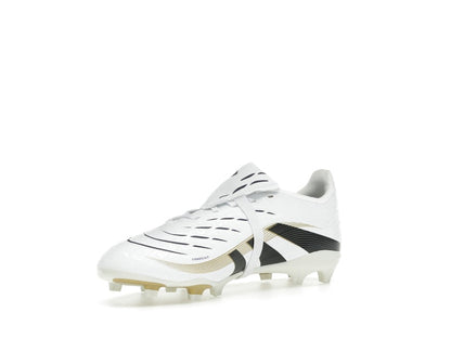 adidas Predator League Fold-Over Tongue FG/MG Cloud White Core Black Gold Metallic (GS)