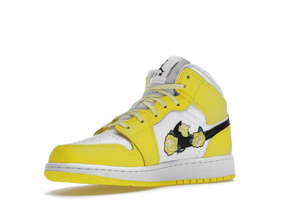 Jordan 1 Mid Dynamic Yellow Floral (GS)