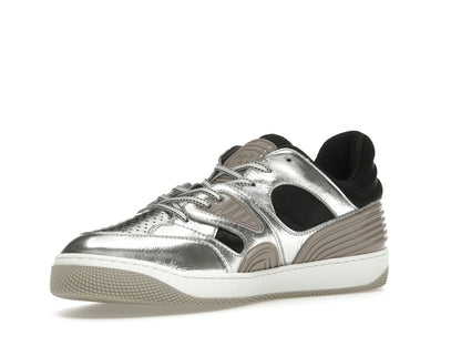 Gucci Basket Low Silver Black